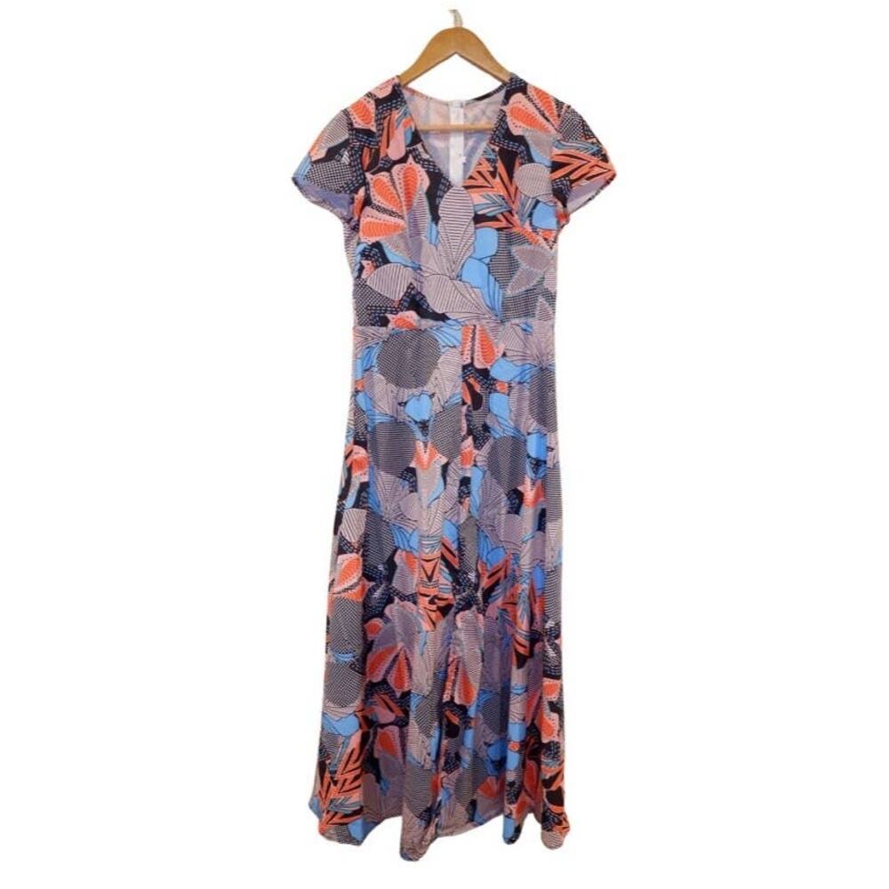 Tribal maxi geometric dress